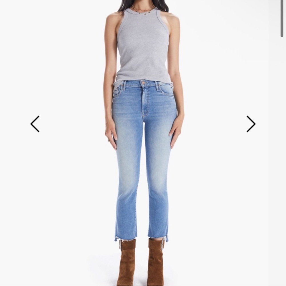 MOTHER Insider Crop Step Fray in Shoot To Thrill Size 24 - Picture 2 of 15
